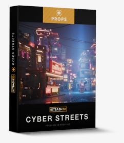 Cyber Streets   Srcset Data - Kitbash3d Models Props Roads, HD Png Download, Transparent PNG